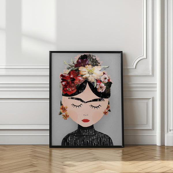 Tablou înramat „Floral Serenity” de Treechild