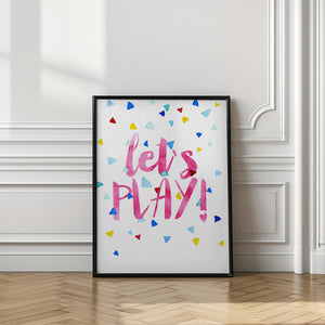 Tablou înramat „Playful Confetti Burst” de Treechild