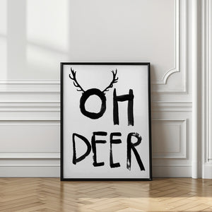 Tablou înramat „Antler Whimsy” de Treechild