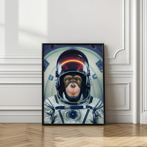 Tablou înramat „AstroMonkey” de Marcel Egger