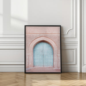 Tablou înramat „Turquoise Door” de Kathrin Pienaar
