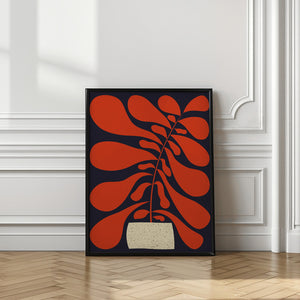Tablou înramat „Lazy Plant #1” de Alisa Galitsyna