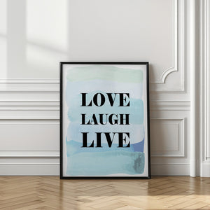 Tablou înramat „Live Joyfully Always” de Martina