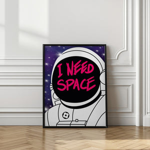 Tablou înramat „I need spece” de Tomas Härstedt