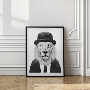 Tablou înramat „Sir Lion” de Balazs Solti