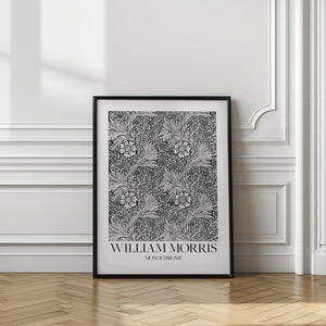 Tablou înramat „Marigold Monochrome” de William Morris