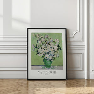 Tablou înramat „Roses” de Vincent Van Gogh