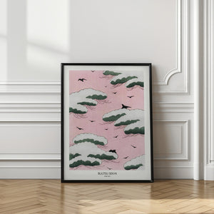 Tablou înramat „Pink Sky” de Bijutsu Sekai