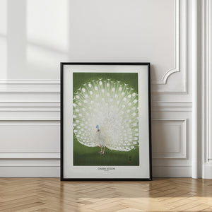 Tablou înramat „Peacock - Cropped” de Ohara Koson
