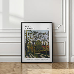 Tablou înramat „The Banks Of The Bier Near Bicetre” de Henri Rousseau