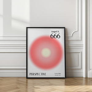Tablou înramat „Angel Number 666” de Amélie
