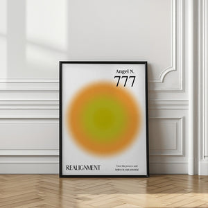 Tablou înramat „Angel Number 777” de Amélie