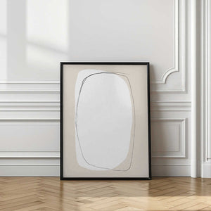 Tablou înramat „Layered Oval Shapes” de uplusmestudio