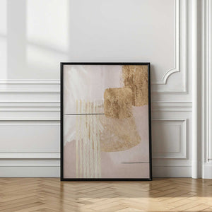Tablou înramat „Aesthetic Gold-3” de Sally Ann Moss