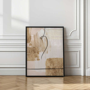 Tablou înramat „Aesthetic Gold-2” de Sally Ann Moss