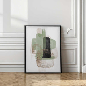 Tablou înramat „Simple Green-3” de Sally Ann Moss