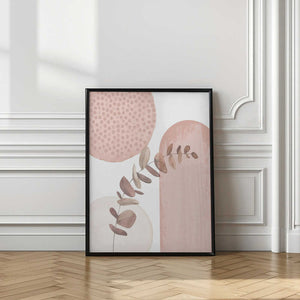 Tablou înramat „boho pink-3” de Sally Ann Moss