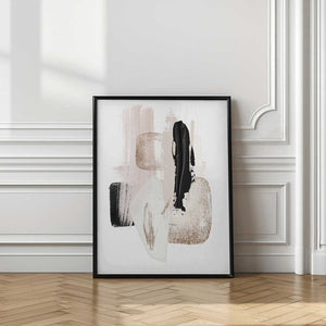 Tablou înramat „Brush Strokes-1” de Sally Ann Moss