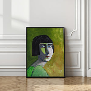 Tablou înramat „Lady with the Look” de Sharyn Bursic