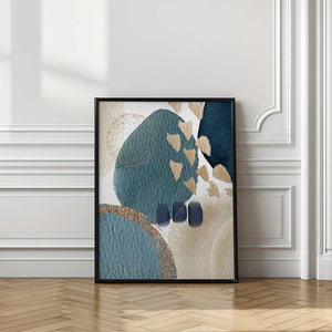 Tablou înramat „Blue Beauty-3” de Sally Ann Moss