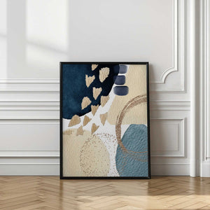 Tablou înramat „Blue Beauty-2” de Sally Ann Moss