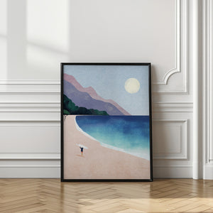 Tablou înramat „Surf Beach” de longwayhome