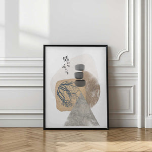 Tablou înramat „Neutral Silk-2” de Sally Ann Moss