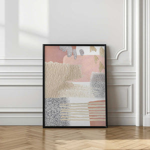 Tablou înramat „Delicate Pink-3” de Sally Ann Moss