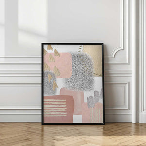 Tablou înramat „Delicate Pink-2” de Sally Ann Moss