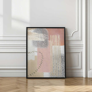 Tablou înramat „Delicately Pink-1” de Sally Ann Moss