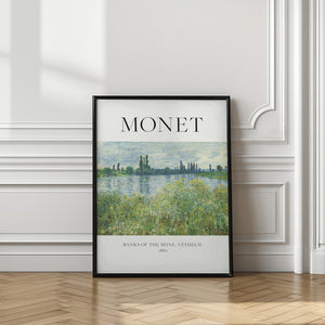 Tablou înramat „Banks Of The Seine” de Claude Monet