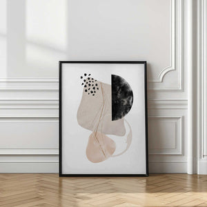 Tablou înramat „Simple-Beige-3” de Sally Ann Moss