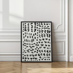 Tablou înramat „Dots and Strokes” de Dan Hobday