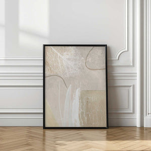 Tablou înramat „Calm Ivory-2” de Sally Ann Moss