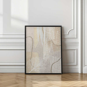 Tablou înramat „Calm Ivory-1” de Sally Ann Moss