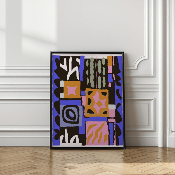 Tablou înramat „Colorful Geometry” de Treechild