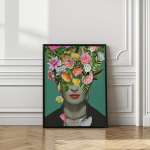 Tablou înramat „Floral Frida” de Frida Floral Studio
