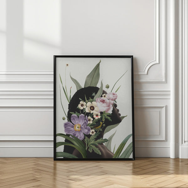 Tablou înramat „Purple flower” de Frida Floral Studio