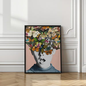 Tablou înramat „Twiggy surprise” de Frida Floral Studio