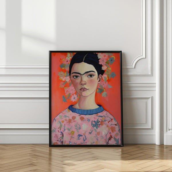 Tablou înramat „Floral Portrait Aura” de Treechild