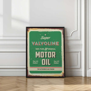 Tablou înramat „Valvoline” de Fadil Roze