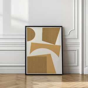 Tablou înramat „Curved Harmony” de THE MIUUS STUDIO