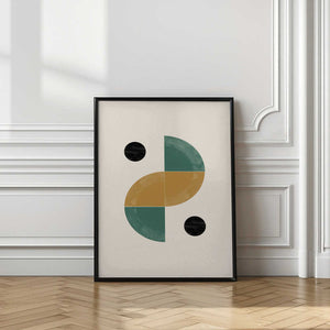 Tablou înramat „Geometric Harmony” de THE MIUUS STUDIO