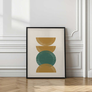 Tablou înramat „Geometric Harmony” de THE MIUUS STUDIO