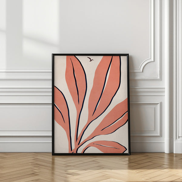 Tablou înramat „Ophelia   Rosé” de Kubistika