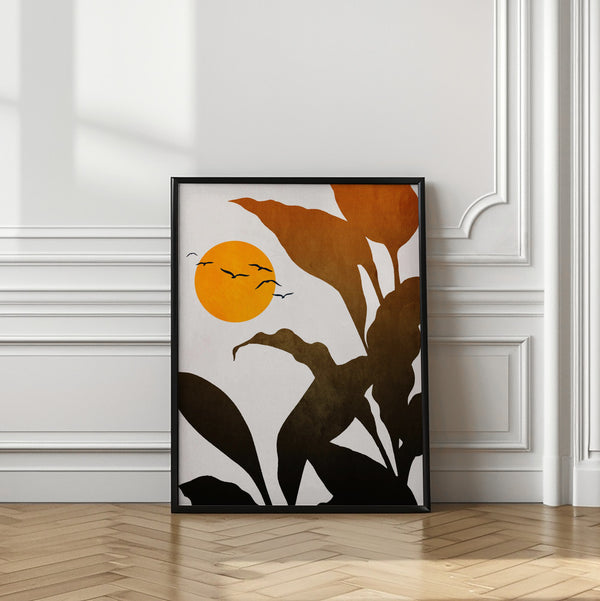 Tablou înramat „Mystic River” de Kubistika