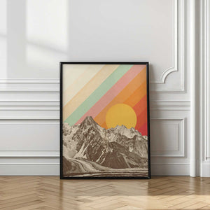 Tablou înramat „Mountainscape Nº1” de Florent Bodart
