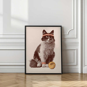 Tablou înramat „Chat Tennis” de Florent Bodart