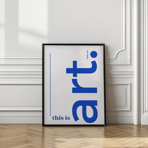 Tablou înramat „Hello Bold Typography” de Athene Fritsch