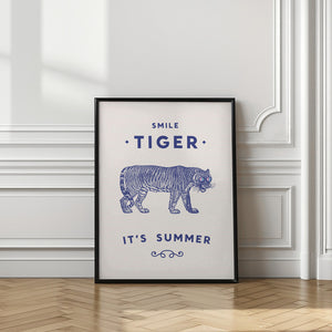 Tablou înramat „Smile Tiger” de Florent Bodart